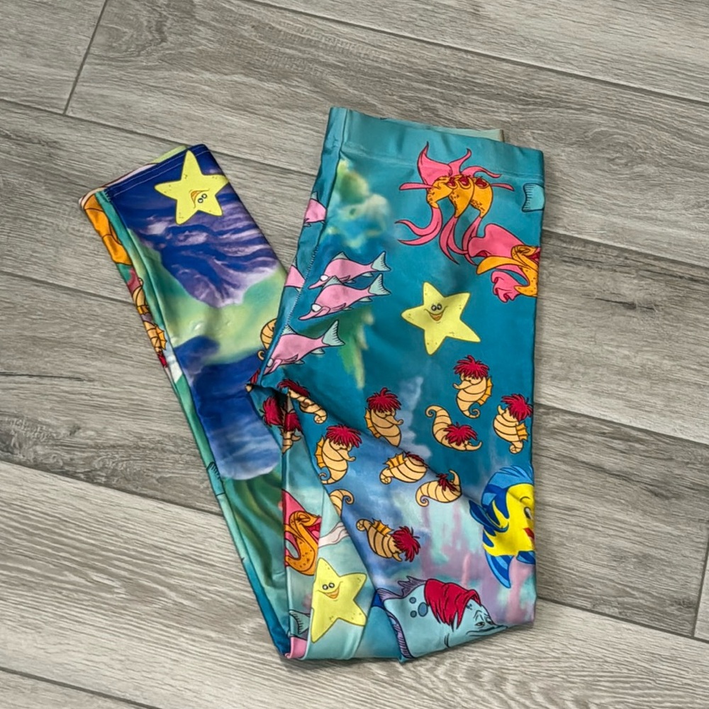 BlackMilk Disney The Little Mermaid Disney Leggings Size Medium